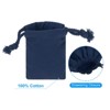 Unique Bargains 100% Cotton Reusable Washable Dust Drawstring Bag 12 Pcs - 3 of 4