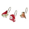 Avanti Linens Holiday Cheer Shower Curtain & Hook Set - 3 of 3