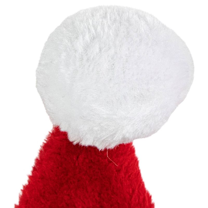 Northlight Unisex Adult Christmas Santa Hat Costume Accessory - Medium - Red and White, 3 of 5