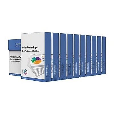 MyOfficeInnovations 8.5" x 11" Color Printer Paper 20 lbs. 96 Brightness 500/Ream 10 RMS/CT 513096