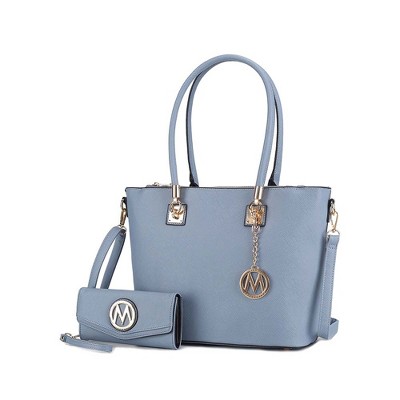 MKF Collection Vanessa Women's Fashion Tote & Wallet Set Handbag by Mia K