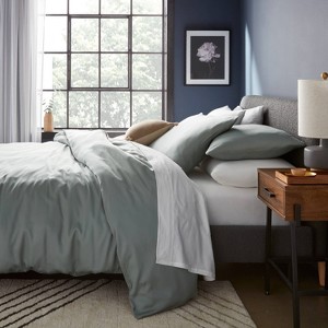 TENCEL™ Duvet Cover and Sham Set - Threshold™ - 1 of 4