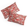 Deny Designs King Cynthiaf Gingerbread Village Comforter and Pillow Sham Pink - 4 of 4
