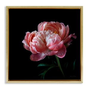 Stupell Industries Dark Rose Photography Floating Frame Canvas Art - 1 of 4