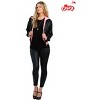 HalloweenCostumes.com X Large  Women  Stephanie's Pink Ladies Jacket, Black/Pink - 4 of 4