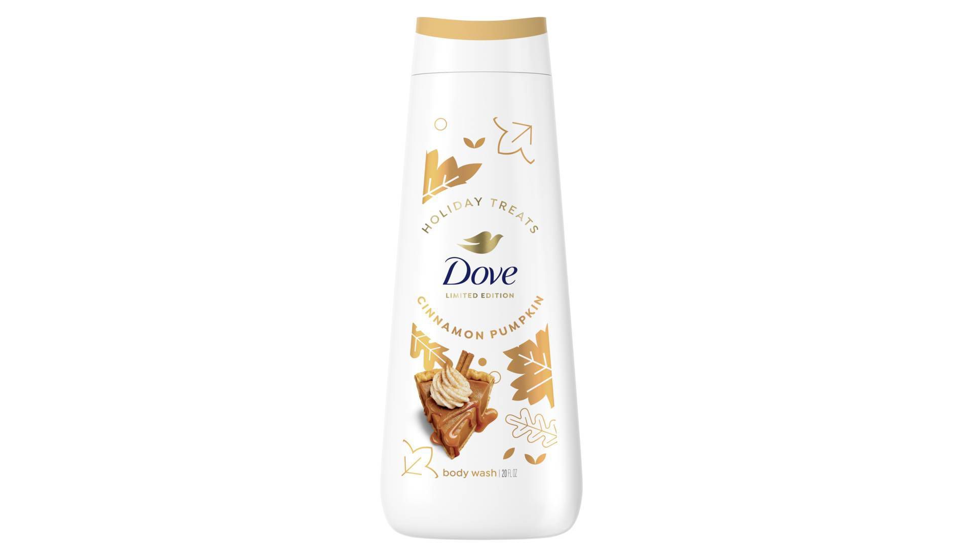Dove Beauty Limited Edition Fall Holiday Treat Body Wash - Cinnamon Pumpkin Pie - 20 fl oz
