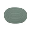 Unique Bargains Trivet Oval Rope Coaster Cotton Non-Woven Fabric 12.6"x8.66"x0.31" - 3 of 3