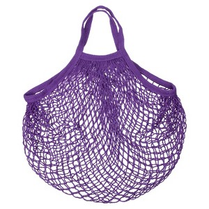 Unique Bargains Cotton Mesh Reusable Washable Grocery Bags 1 Pcs 15x13.8" - 1 of 4