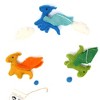 Slickblue Charming 35" Wool Felt Pom Pom Garland for Kids' Room – 100% Wool, Multicolor/Blue Options - 2 of 2