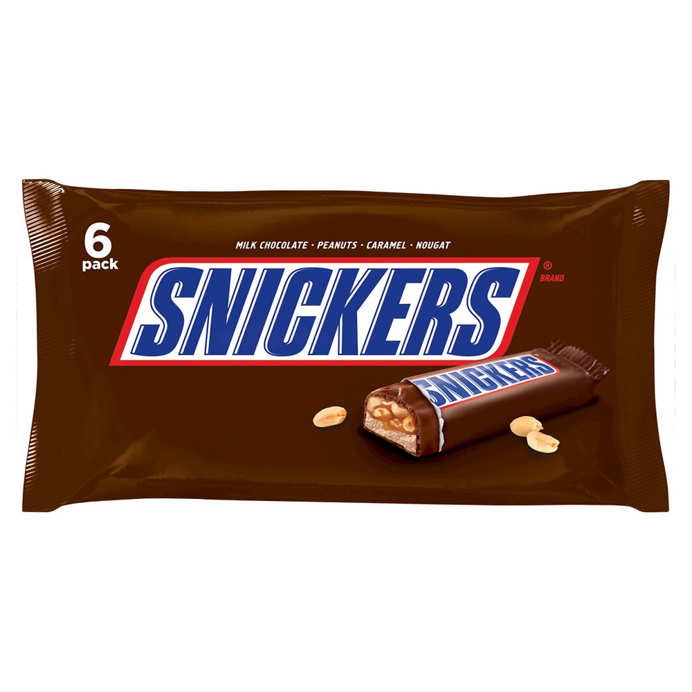 UPC 040000443278 - Snickers Full Size Chocolate Candy Bars - 1.86oz/6ct ...