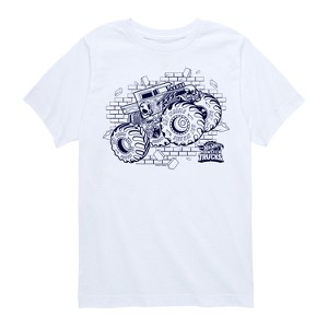 Boys' - Hot Wheels - Monster Trucks Boneshaker Short Sleeve Graphic T-Shirt - 1 of 4