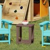 WestinTrends Malibu Kids Outdoor Patio Furniture HDPE Adirondack Square Side Table - 2 of 4