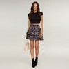 Anna-Kaci Women's Floral Print Tiered Ruffle Mini Skirt with Elastic Waist and Flowy Silhouette - 2 of 4