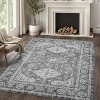 Abynow Medallion Persian Diamond Texture Indoor Area Rug - 4 of 4