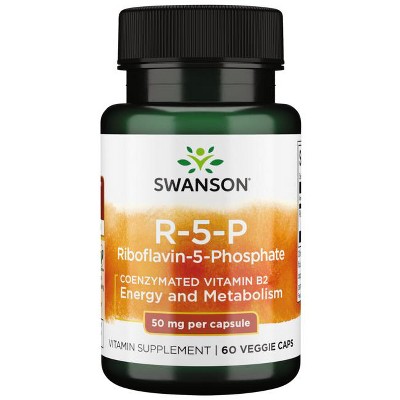 Swanson Vitamin B R-5-P Riboflavin-5-Phosphate 50 mg 60 Veg Caps.