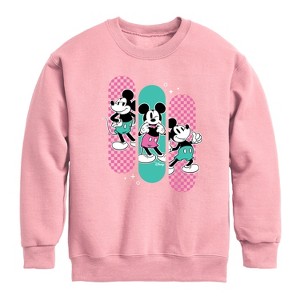 Boys' - Disney - Mickey & Friends Graphic Long Sleeve Fleece Sweatshirt - 1 of 4