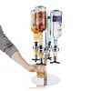 True 4 Bottle Liquor Tap, Whiskey Bottle Holder and Shot Pourer, Alcohol Dispenser for Home Bar, Silicone, Set of 1, Aluminum - 3 of 4
