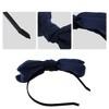 Unique Bargains Women's Fashion Satin Bow Knot Headband 0.31 Inch Wide 1 Pc - 3 of 4