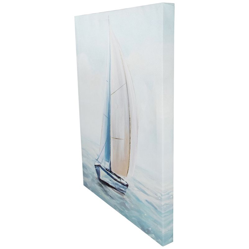 Northlight Watercolor Sailboat Canvas Wall Art - 19.5" x 15.75", 4 of 8