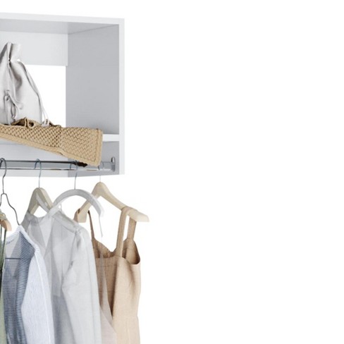 Rubbermaid Configurations 4-8 Feet Custom Diy Closet Organizer Kit, White :  Target