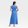 Women's Flutter Short Sleeve Maxi A-Line Dress - A New Day™ - 2 of 3