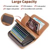 FATMOON Women’s Wallet - RFID Blocking Card Holder Wallet - for Daily Commuting, Travel, and Daily Use, with 11 Card Slots & ID Window - 4 of 4