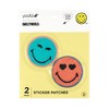 Yoobi SmileyWorld 2pk Sticker Patches Smiley - 3 of 4