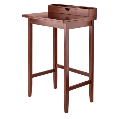 Archie High Desk Walnut - Winsome