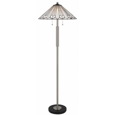 Cal Lighting 60W x 2 Muirfield Tiffany Floor lamp