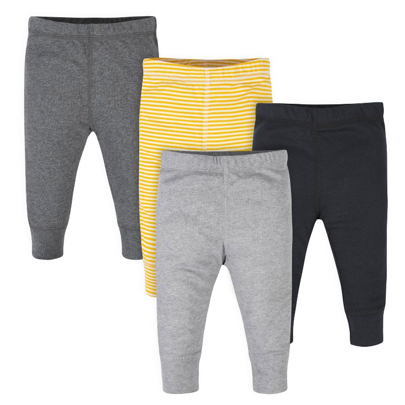 Onesies Brand Baby Boys Stripes & Solids Pants, 4-Pack, 1 of 10