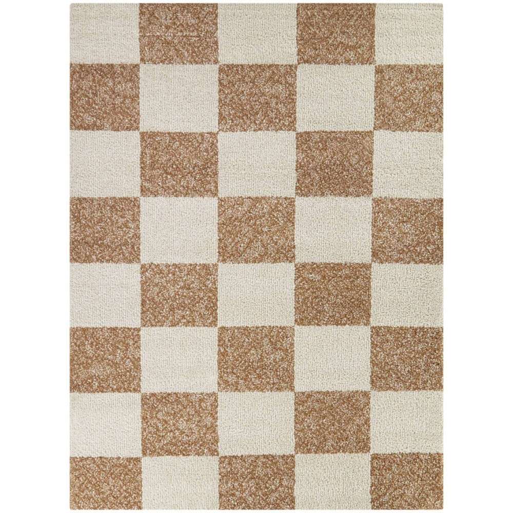 Photos - Area Rug Balta Rugs 7'10"x10' Reinhart Checkered Teen Rug Brown