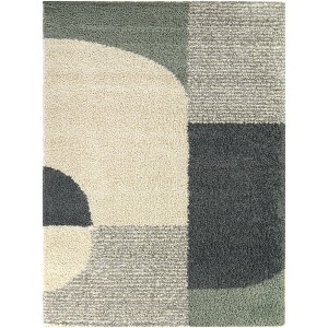 Balta Rugs 7'10"x10' Heizer Geometric Carved Pattern Area Rug Cream - 1 of 4