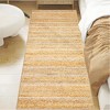 Modern Farmhouse Area Rugs Machine Washable Printed Braid Accent Carpet with Non-Slip Backing Stain Resistant Floor Carpet Soft Low Pile Rugs - 2 of 4