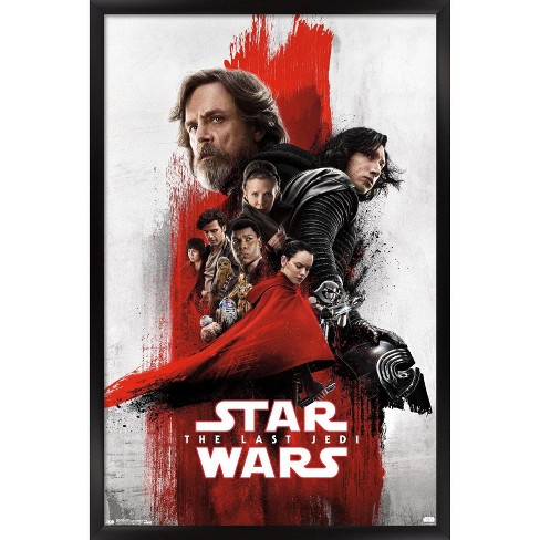 24x36 Star Wars - V One Sheet Framed Poster Trends International : Target