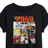 Women's - Marvel - Thor Comic Book Grid Oversized Graphic T-Shirt - 2 of 4