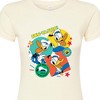 Women's - Disney - Donald Duck Sticker Look Fitted Graphic T-Shirt - 2 of 3
