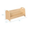 ECR4Kids 3-Shelf Floor Book Display with Handles - 2 of 4