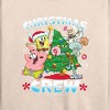 Women's - SpongeBob SquarePants - Christmas Crew Lightweight French Terry Wide Neck Long Sleeve Shirt - 2 of 4