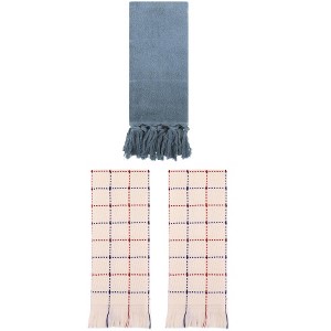 REGALWOVEN Cotton Absorbent Soft Decorative Turkish Bath Towel for Bathroom 3 Packs - 1 of 4