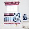 Bacati - MixNMatch Blue Throw Pillow - 4 of 4