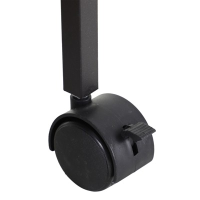 PawHut Red and Black Small Animal Cage with Ramp and Feeder