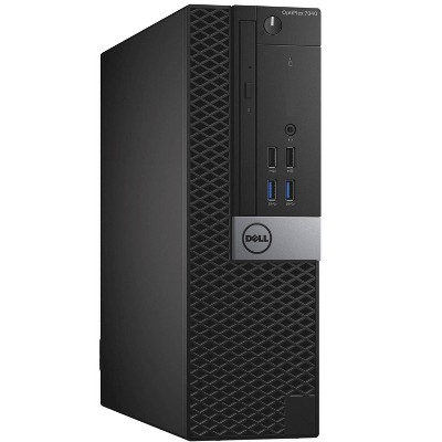Dell 7040-SFF Certified Pre-Owned PC, Core i5-6500 3.2GHz, 8GB, 256GB SSD-2.5, DVDRW, Win10P64, Manufacture Refurbished