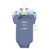 Hudson Baby Cotton Bodysuits Set, Fly High - 2 of 4