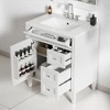 Mshliw 30 Inch Modern Bathroom Vanity with Sink, Freestanding Storage Cabinet with 2 Drawers, Tip-Out Drawer and Door Organizer - 2 of 4