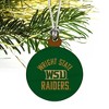 Wright State Raiders Mini Small Tiny Wood Christmas Tree Holiday Ornament - 3 of 4