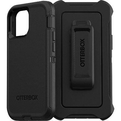 OtterBox DEFENDER SERIES Case & Holster for Apple iPhone 12 Mini/13 Mini - Black (Certified Refurbished)