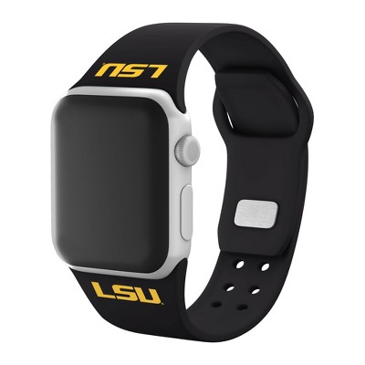 NCAA Louisiana State University Tigers Silicone Apple Watch Band