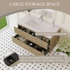 TUYOHW Floating Bathroom Vanity with Sink, Modern Wall-Mounted Bathroom Storage Vanity Cabinet with Resin Top Basin and Soft Close Drawers - 3 of 4