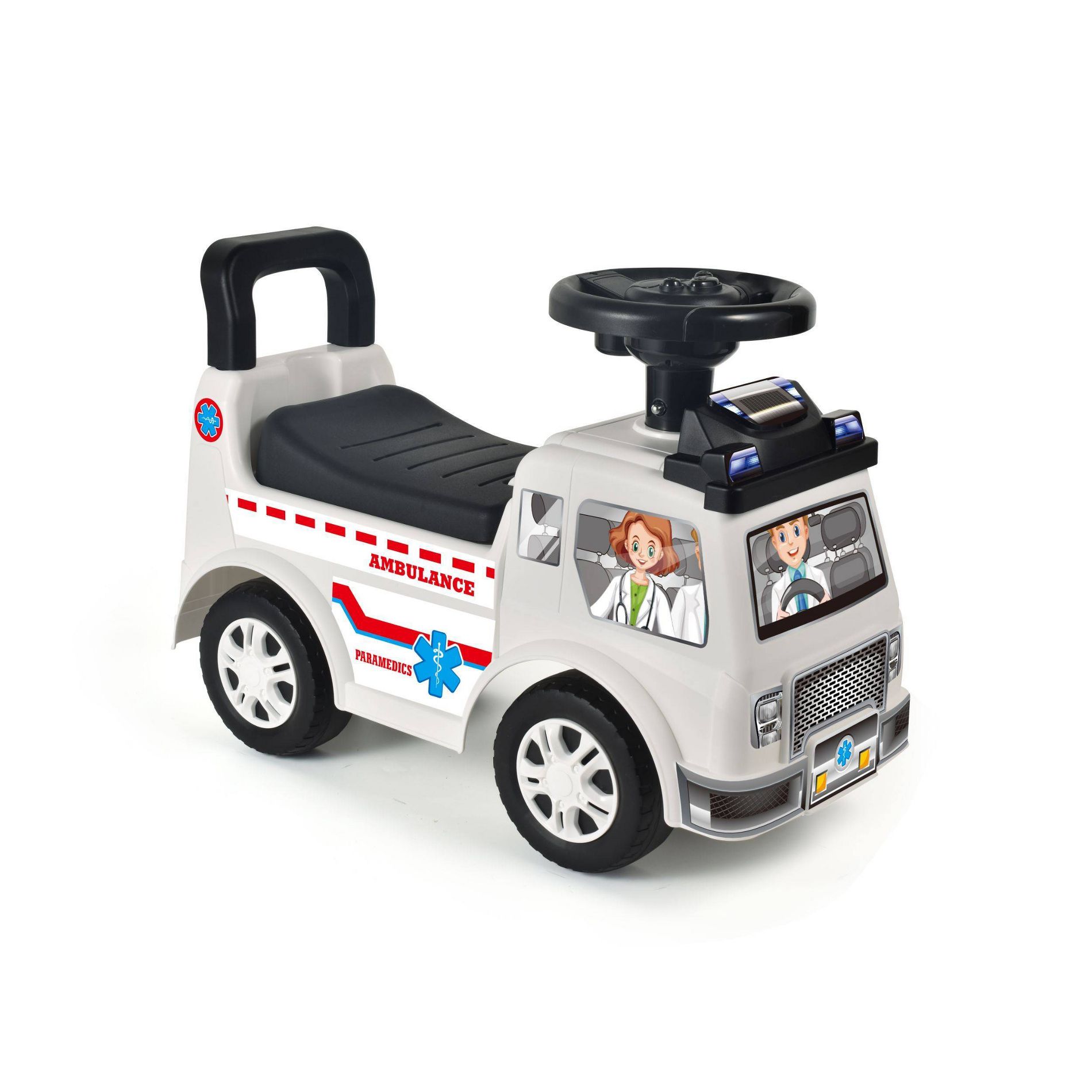 Allobebe Baby Ride-On Toy with Storage, Anti-Tip and Musical Wheel
