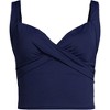 Lands' End Women's V-Neck Wrap Midkini Top - 3 of 4